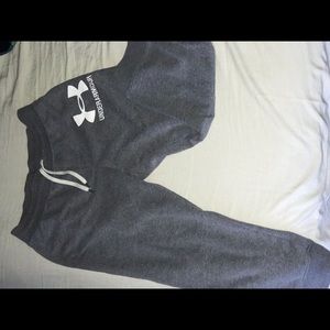 Grey Sweatpants Capris